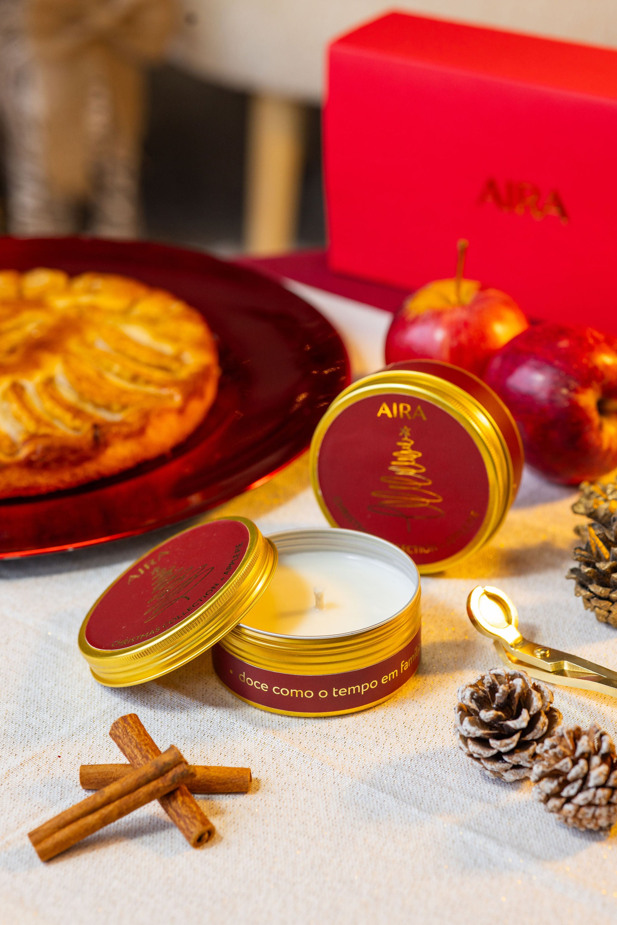 Vela Aromática 100g | Apple Pie - Christmas Collection