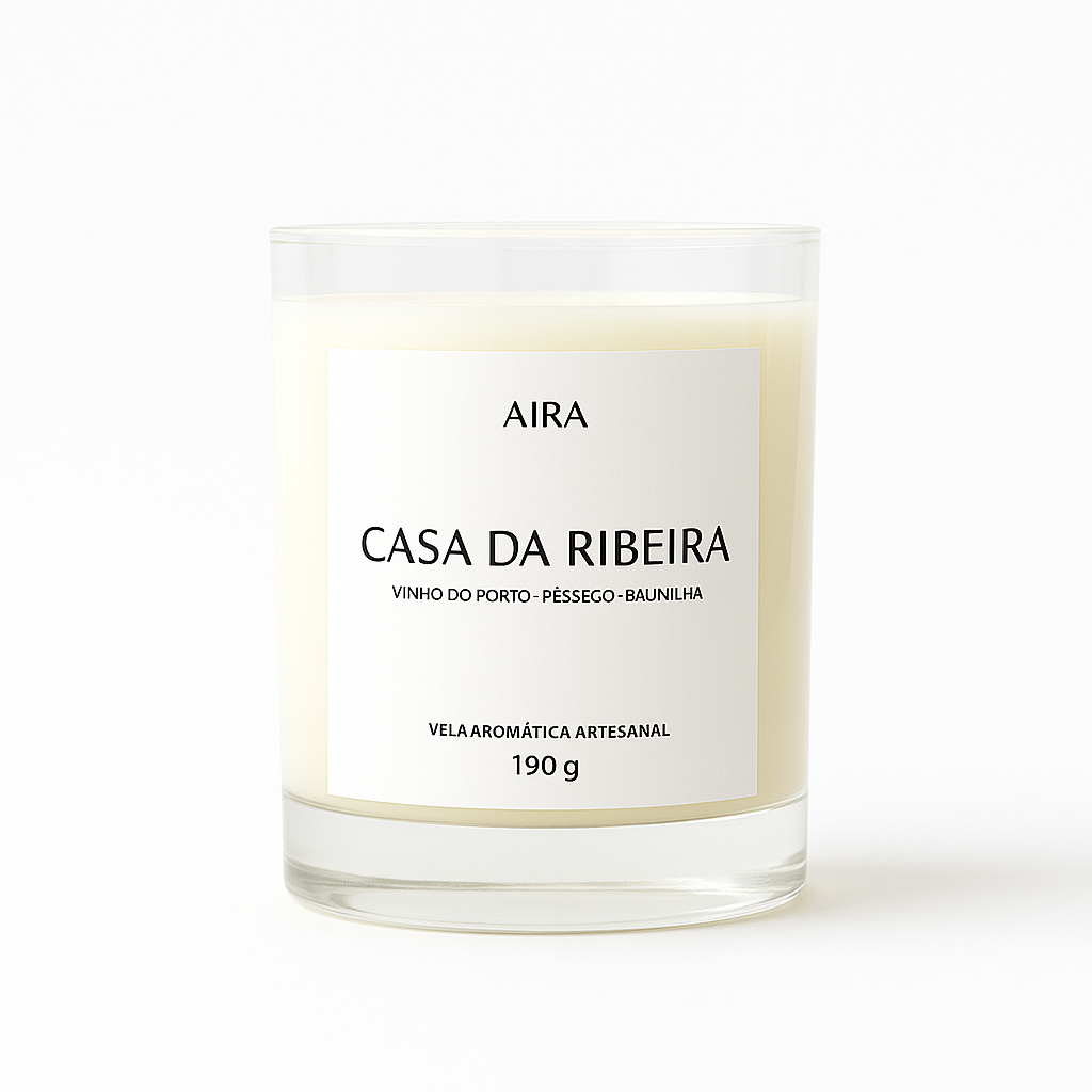 Vela Aromática 190g - Casa da Ribeira