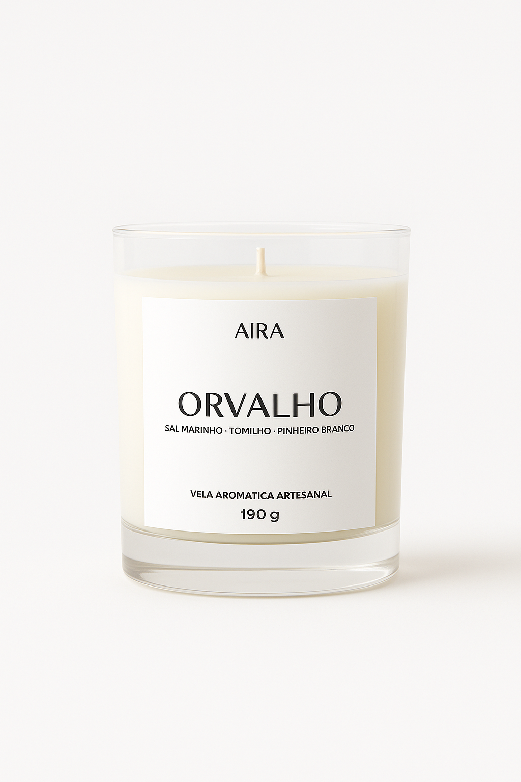 Vela Aromática 190g - Orvalho
