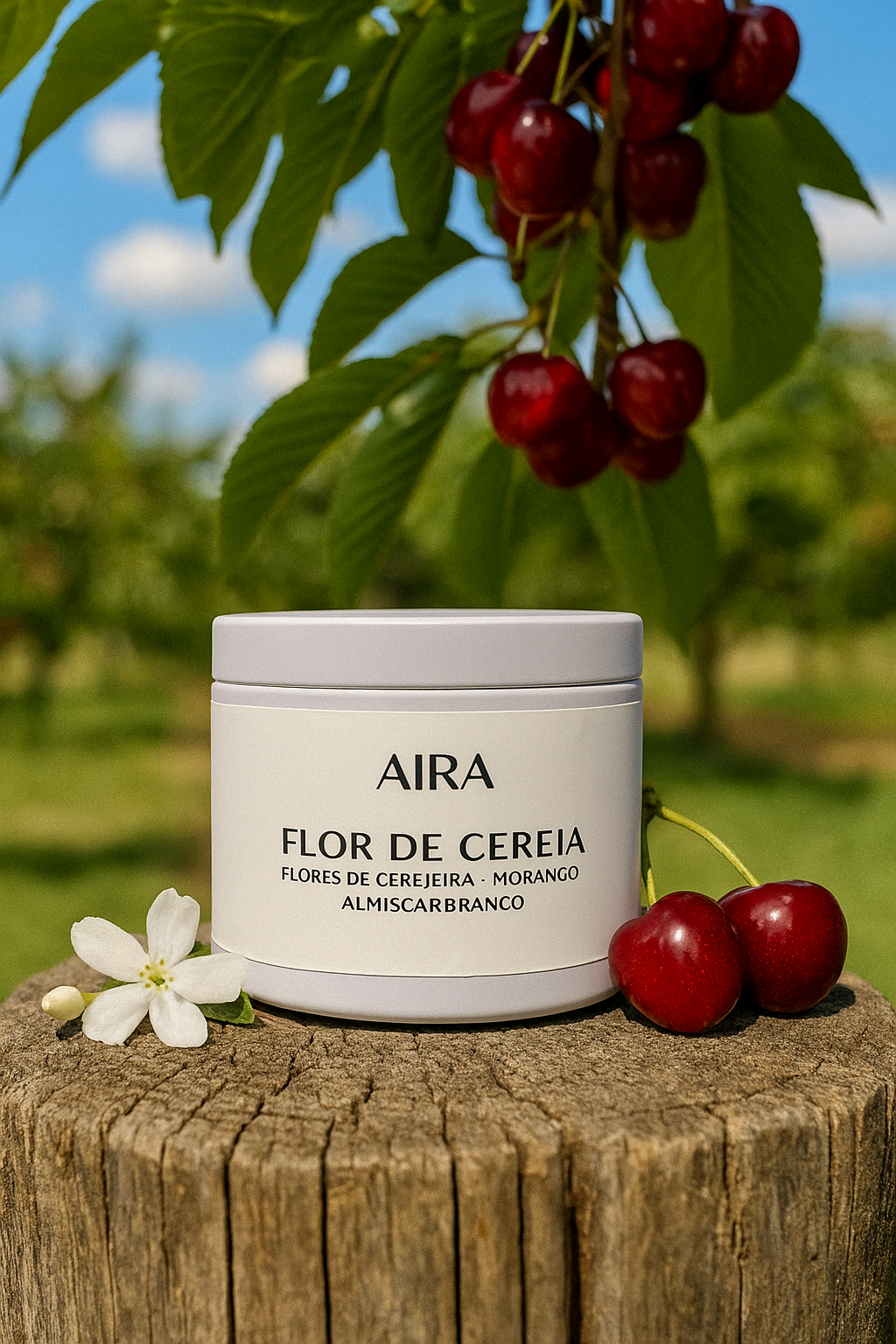 Vela Aromática 100g - Flor de Cereja